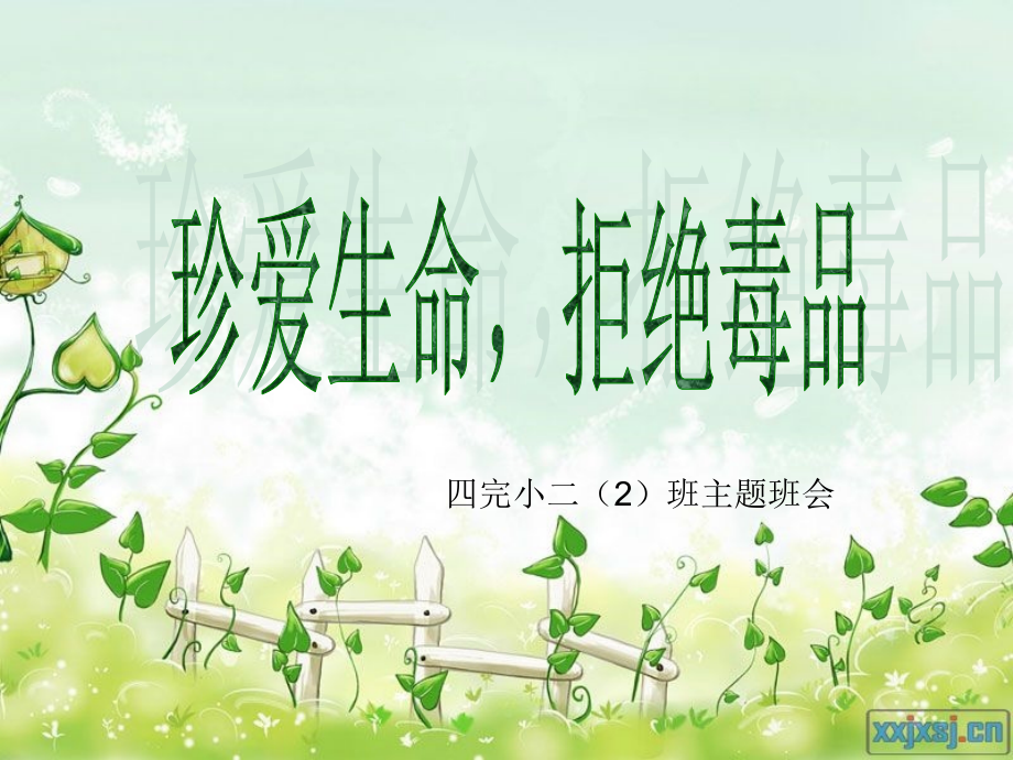 珍爱生命_拒绝毒品主题班会.ppt_第1页