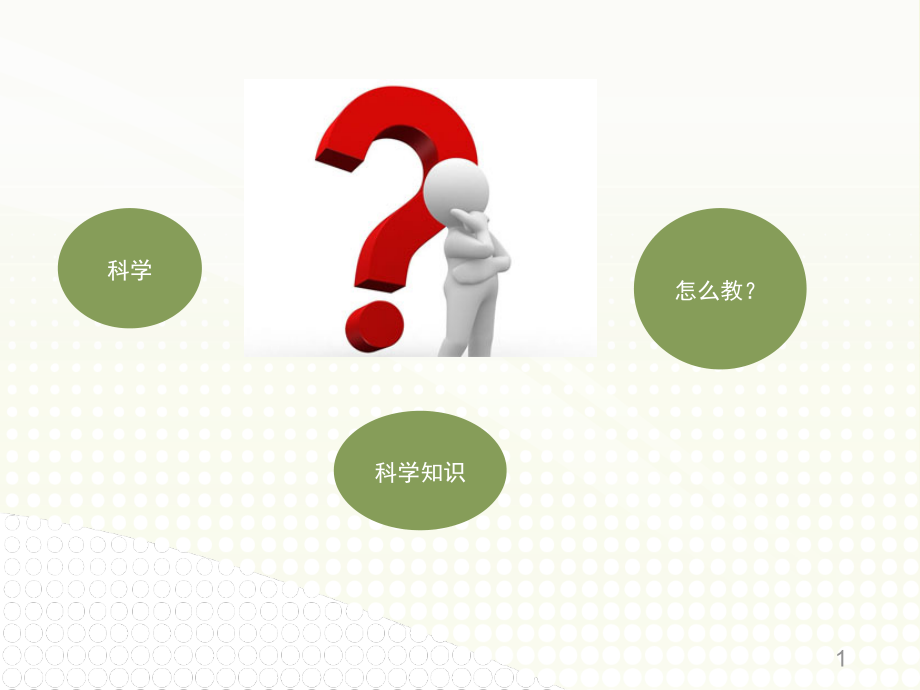 幼儿园科学教育活动设计ppt课件.ppt_第1页