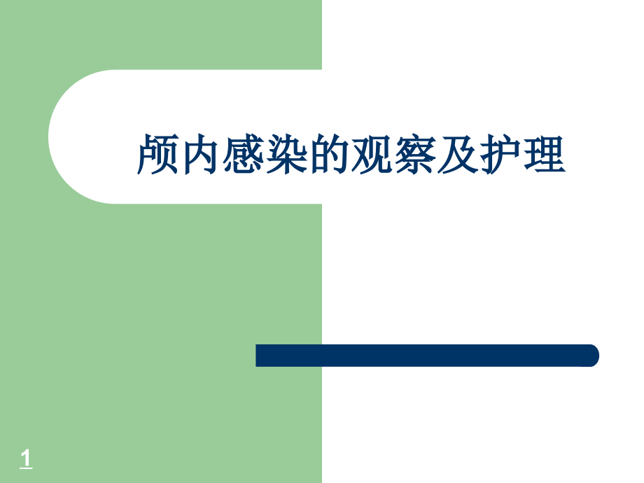 颅内感染的观察及护理ppt课件.ppt_第1页