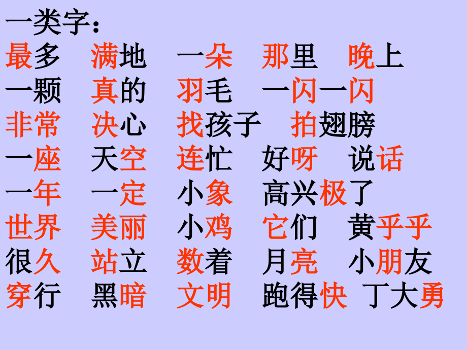 苏教版语文一年级下册第六单元复习.ppt_第2页