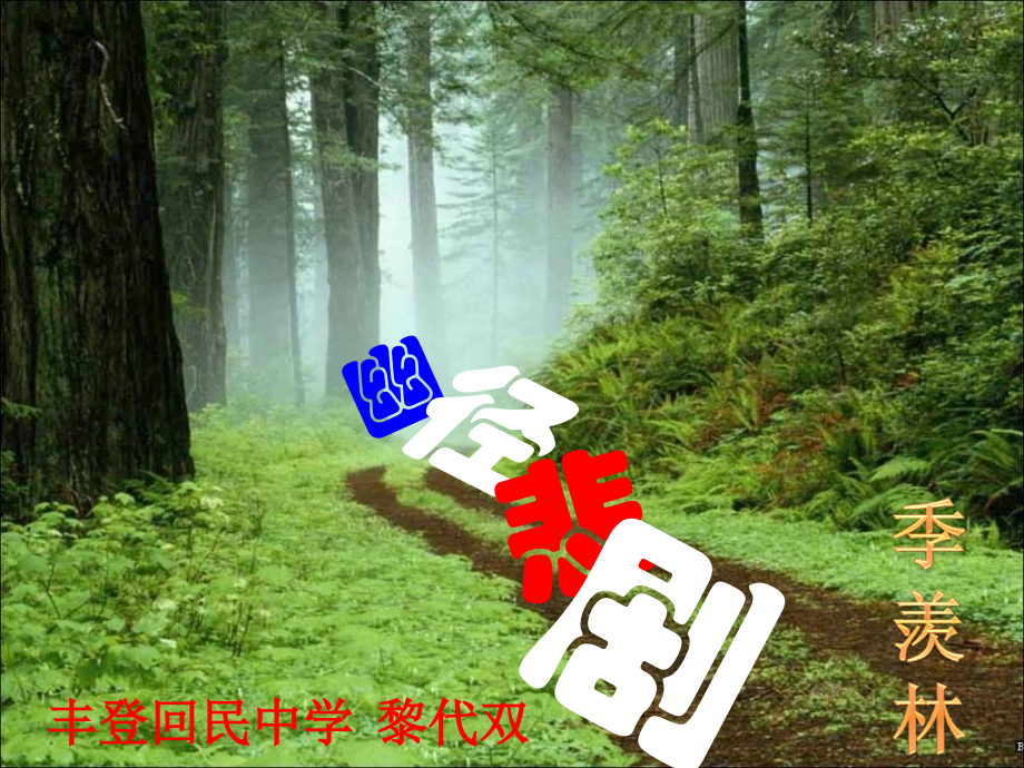 《曲径悲剧》教学课件.pptx_第1页