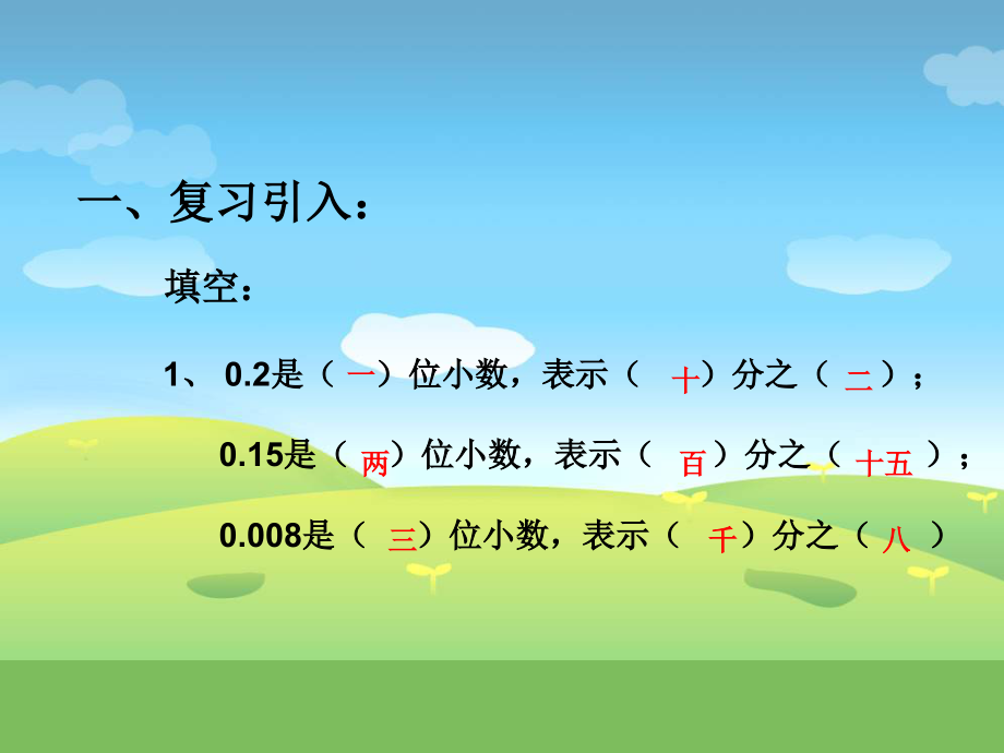 小学数学小学四年级《小数的读法和写法》课件.ppt_第2页