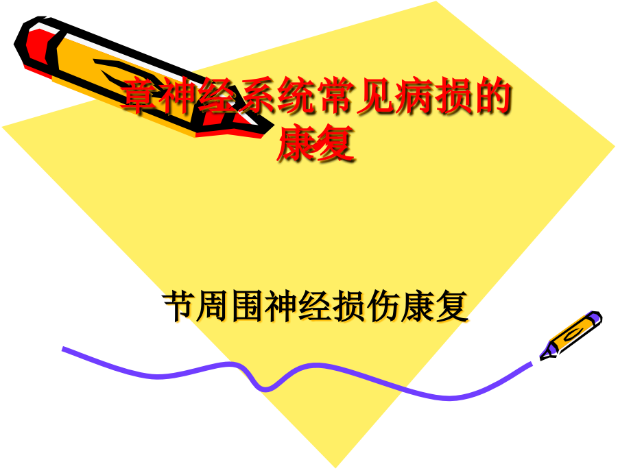 第四章-神经系统常见病损的康复-第五节-周围神经损伤康复.ppt_第1页