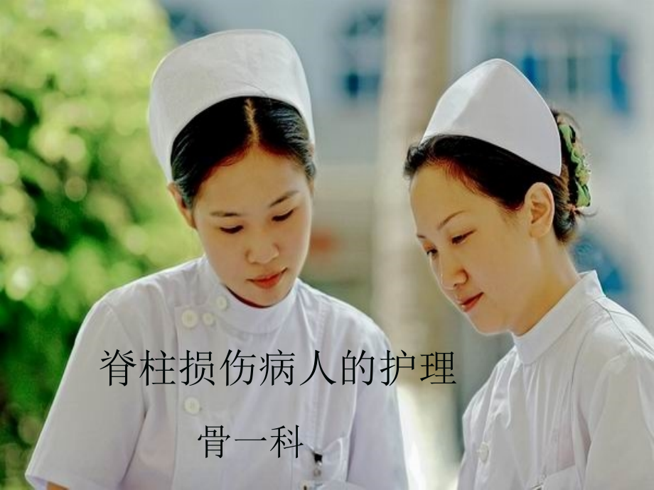 脊柱骨折伴脊髓损伤患者的护理ppt课件.ppt_第1页