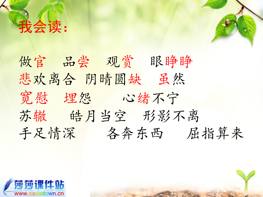 《但愿人长久》第一课时(宗定稿).ppt_第2页