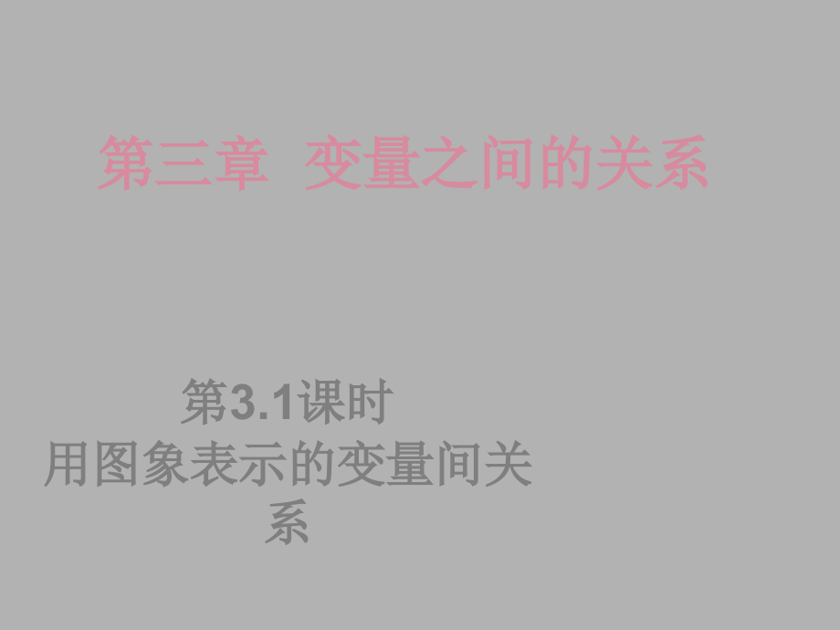 曲线型图象表示的变量间关系.ppt_第1页