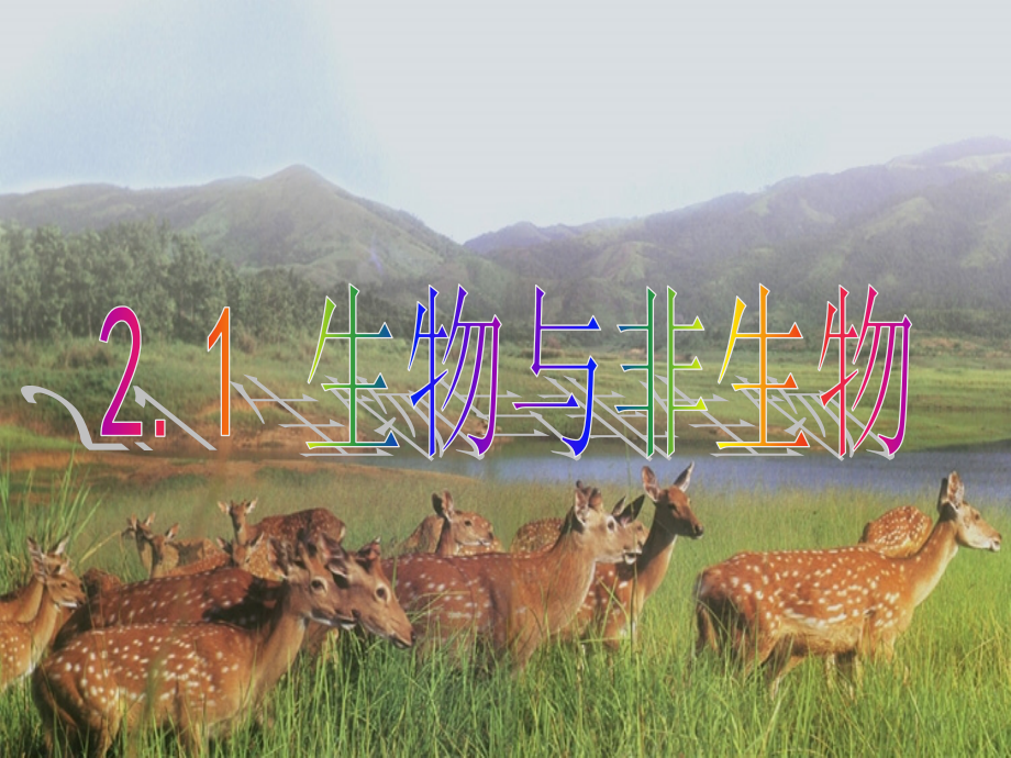 第１节生物与非生物.ppt_第1页