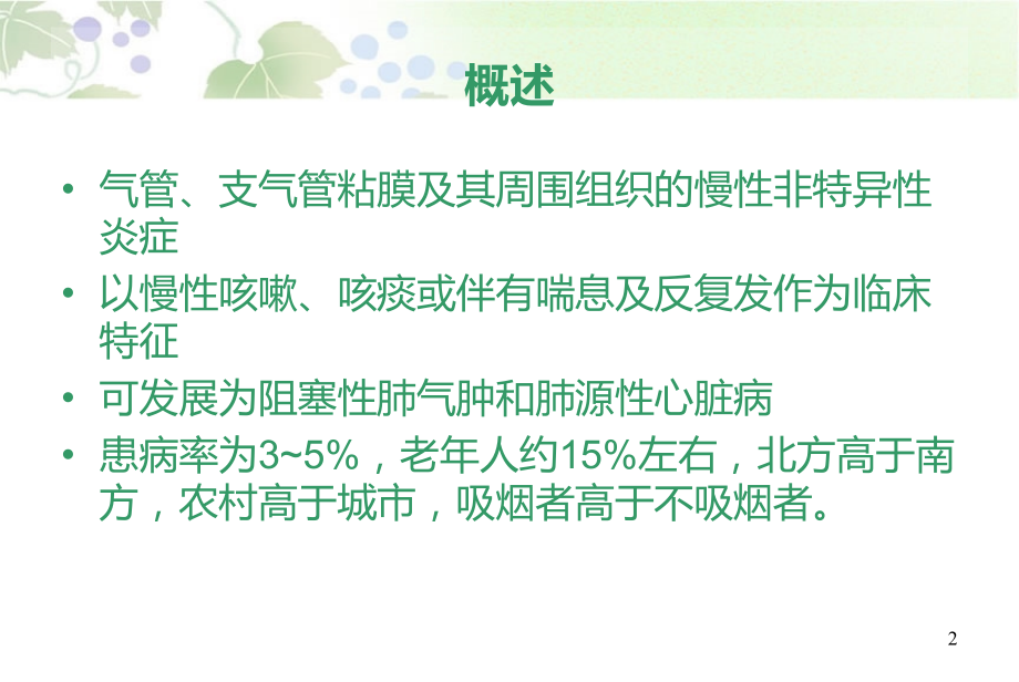 慢性支气管炎护理查房ppt课件.ppt_第2页
