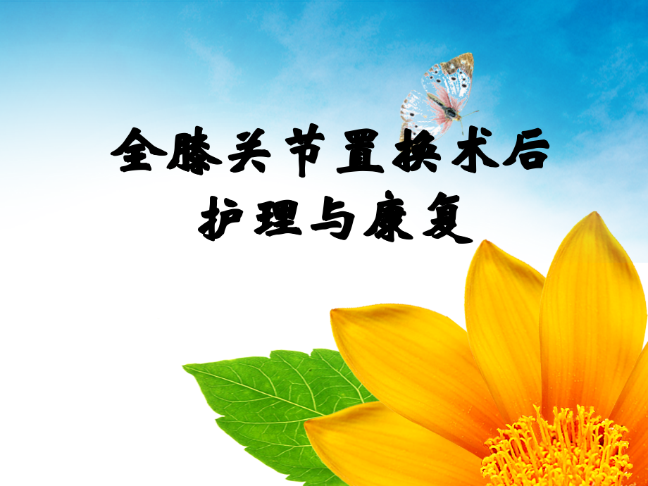 膝关节置换护理查房PPT课件.ppt_第1页