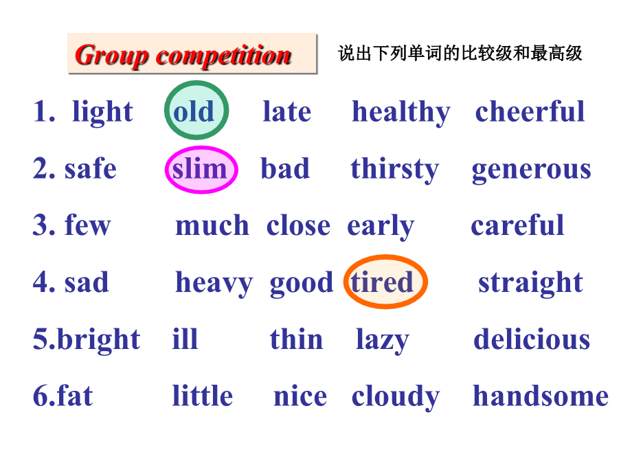 Grammar：Comparativeandsuperlativeadjectives.ppt_第2页