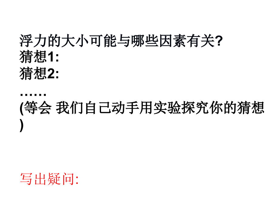 决定浮力大小的因素.ppt_第1页