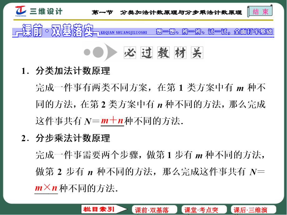 第一节--分类加法计数原理与分步乘法计数原理.ppt_第2页