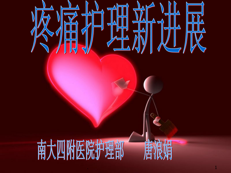 疼痛护理新进展ppt课件.ppt_第1页