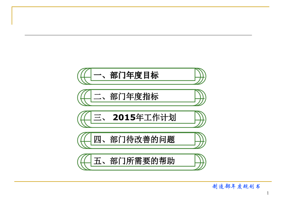 年度工作规划书(制造部门).ppt_第1页