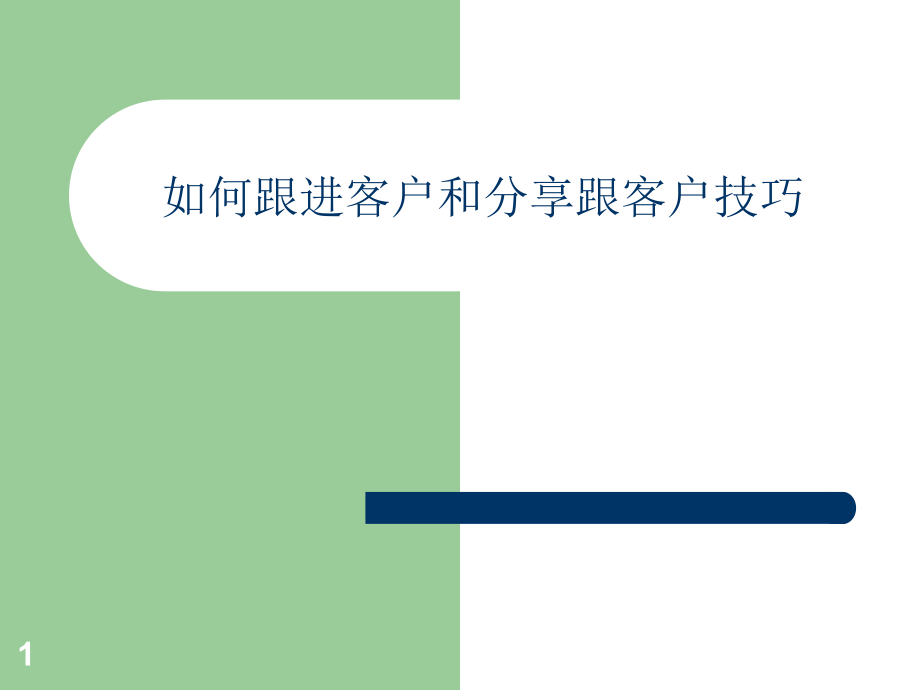 外贸业务如何跟进客户和分享跟客户技巧ppt课件.ppt_第1页