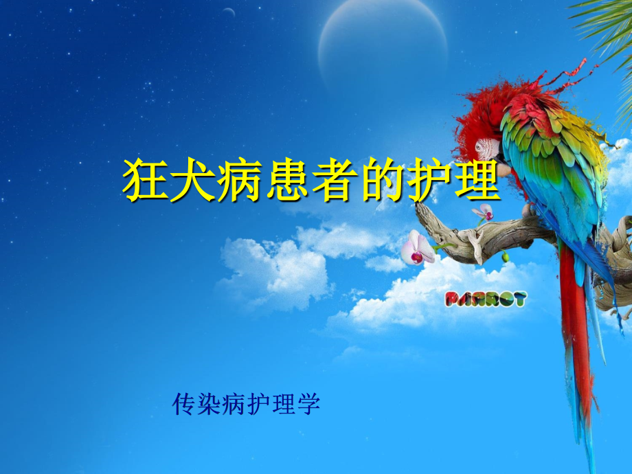 狂犬病患者的护理PPT课件.ppt_第1页