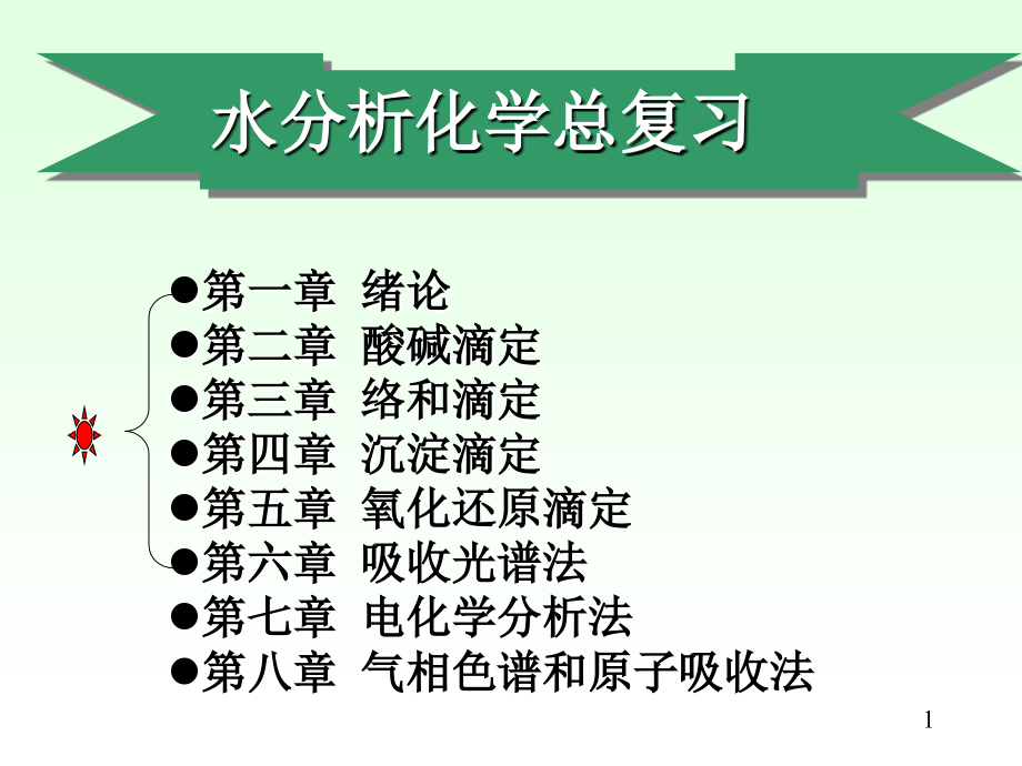 水分析化学总复习.ppt_第1页