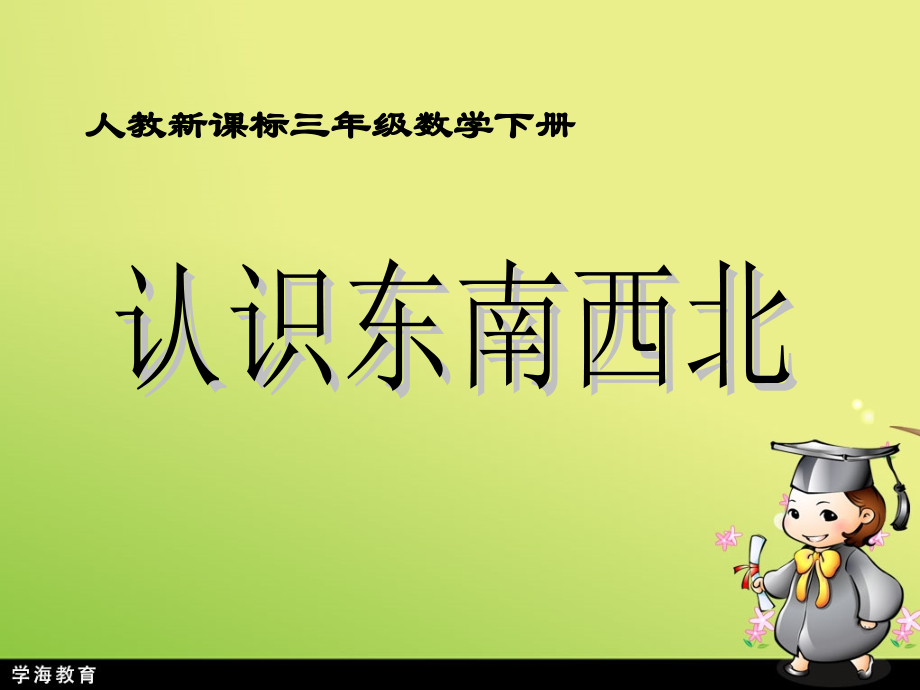 人教小学数学三年级认识东南西北..ppt_第2页