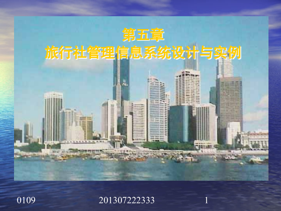 第五章不雅光社治理信息系统设计与实例[整理版].ppt_第1页
