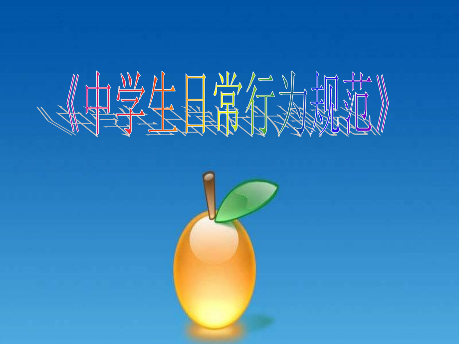 中学生日常行为规范专题培训.ppt_第2页