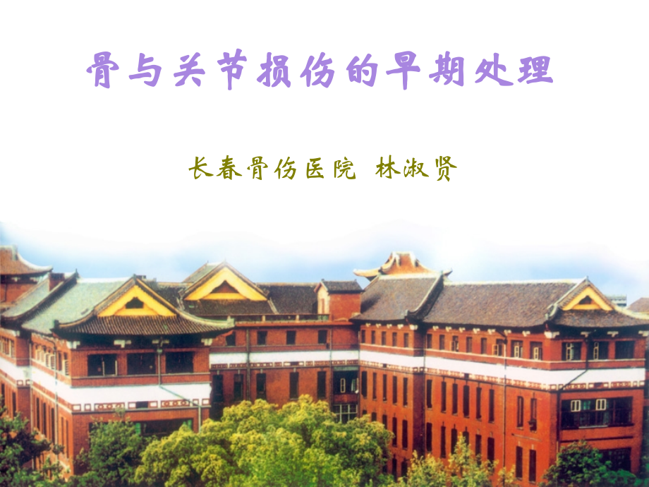 骨与关节损伤的早期处理.ppt_第1页