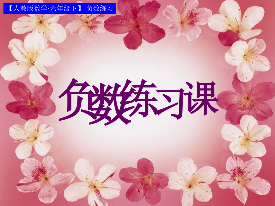 【人教版数学·六年级下】-负数练习.ppt_第1页