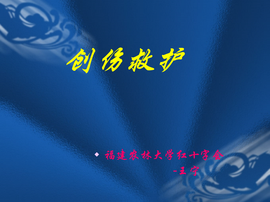 创伤救护,王宁.ppt_第1页