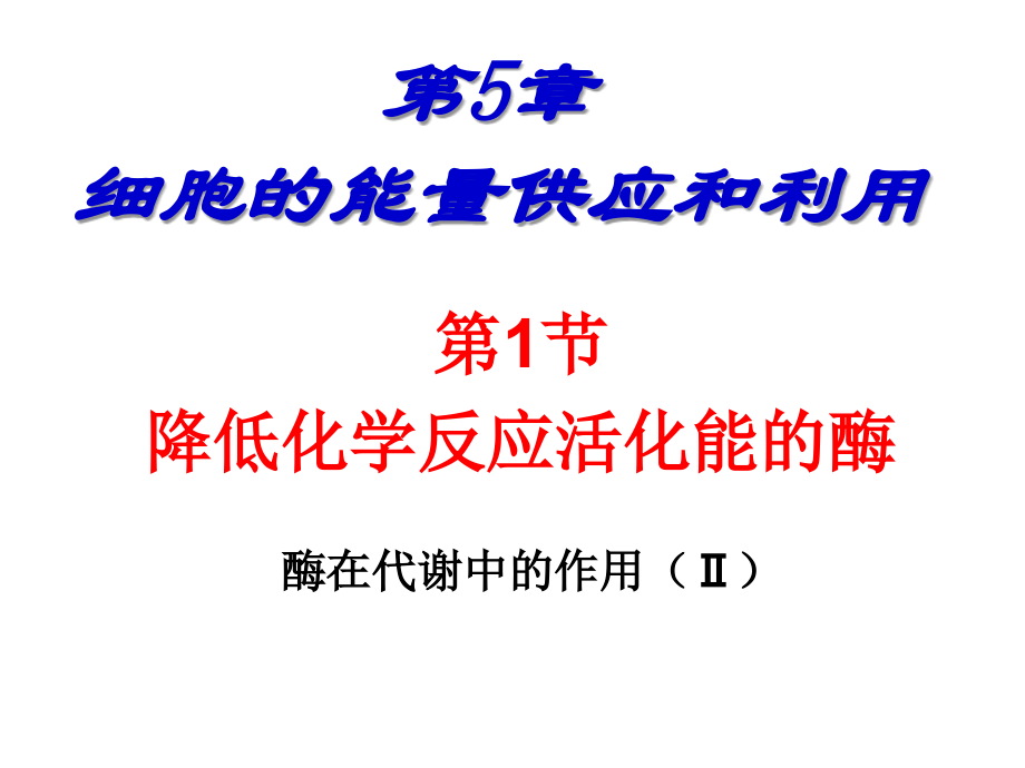 高考生物第一轮复习 酶.ppt_第1页