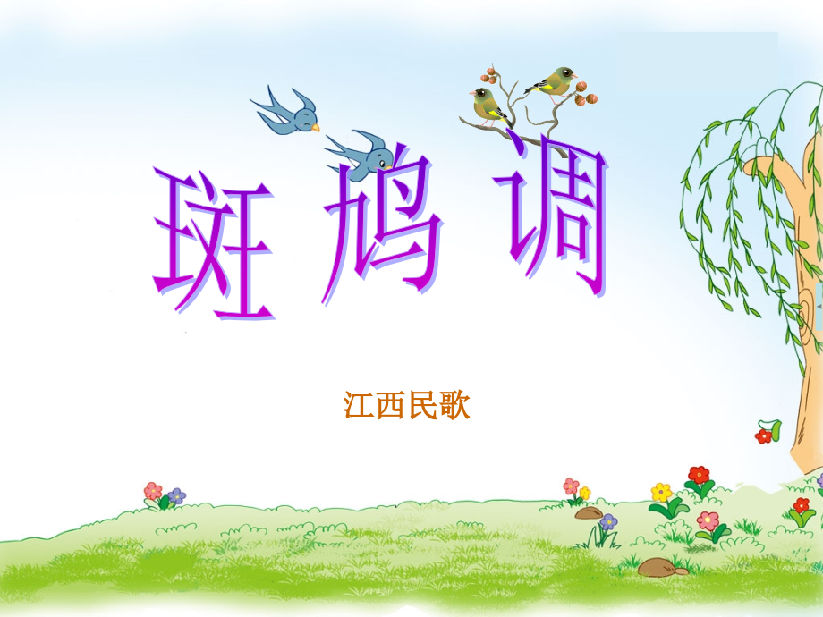 《斑鸠调》课件.ppt_第1页