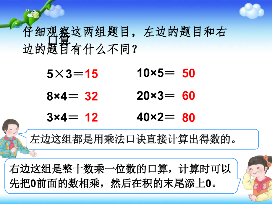 人教小学数学三年级口算两、三位数乘一位数.ppt_第2页