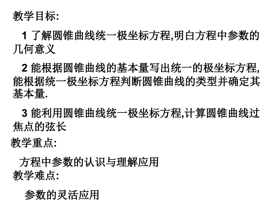 高考数学圆锥曲线的极坐标方程知识梳理与题型归类课件.ppt_第2页