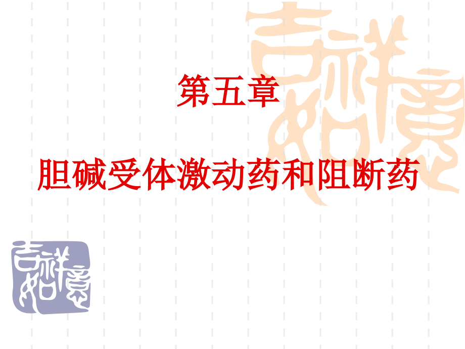 第五章胆碱能系统激动药和阻断药.ppt_第1页