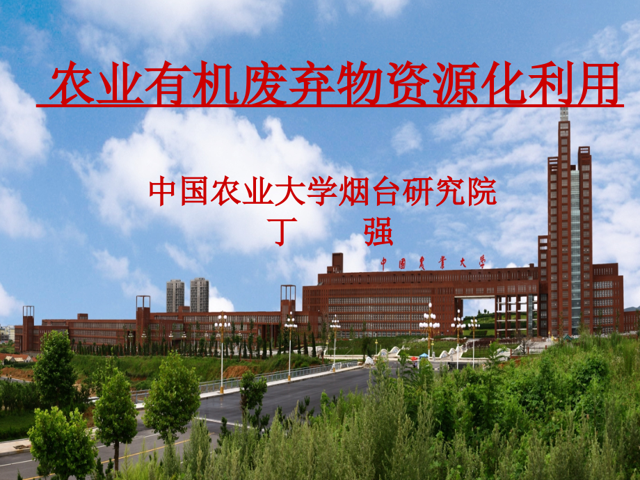 有机废弃物资源化利用.ppt_第1页