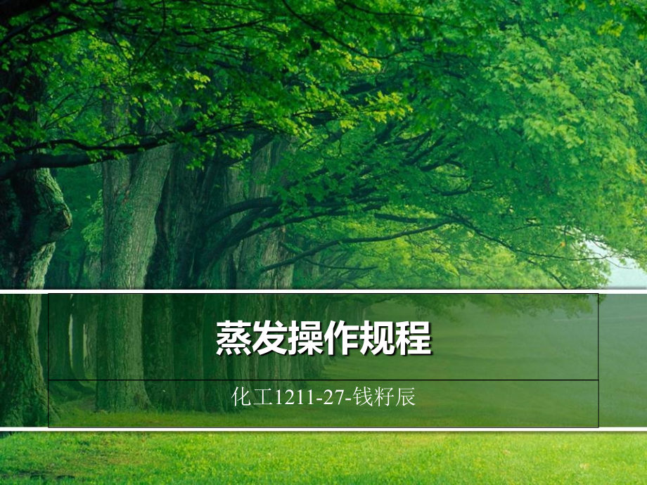 蒸发操作.ppt_第1页
