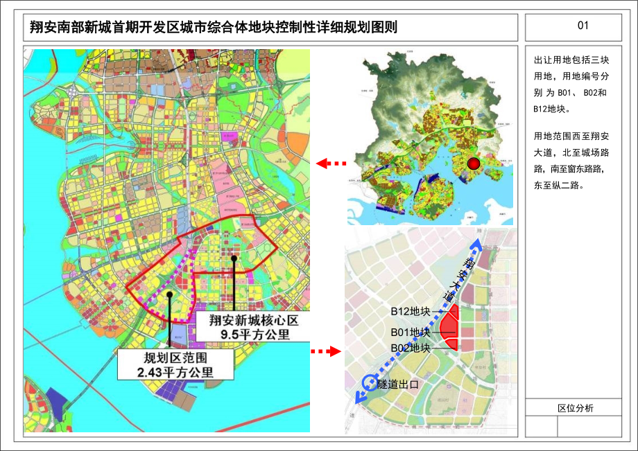 翔安南部新城首期开发区城市综合体地块控制性详细规划图则.ppt_第2页