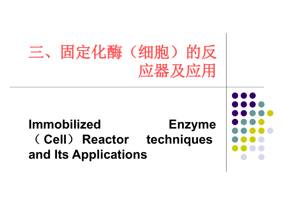 第七讲 固定化酶反应器.ppt_第1页