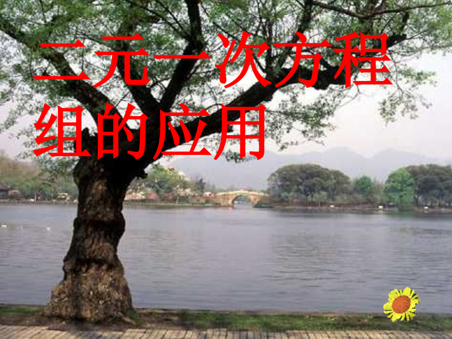 苏教版七年级下册方程组应用.ppt_第1页
