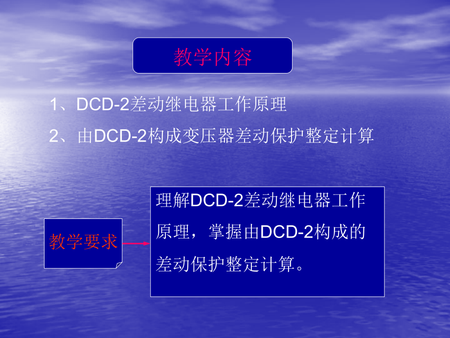 DCD-2差动继电器工作原理.ppt_第1页