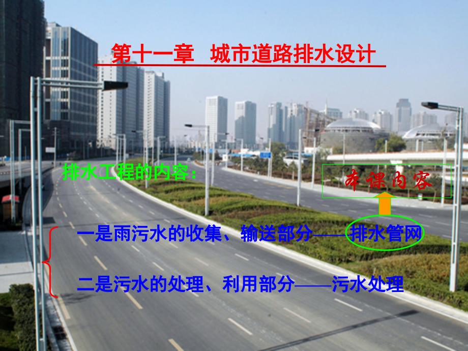 (经典幻灯片)城市道路排水设计.pptx_第1页