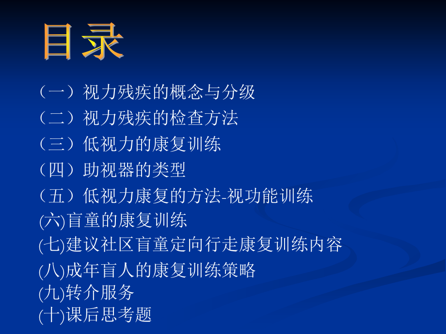 视力残疾的社区康复训练与服务.ppt_第2页