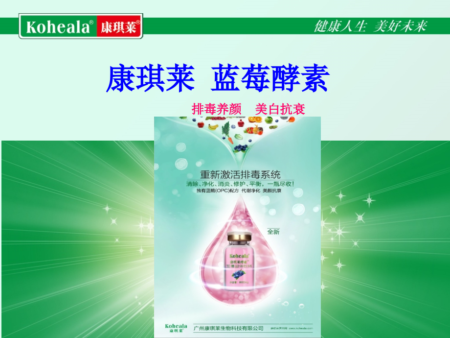 康琪莱蓝莓酵素.ppt_第1页