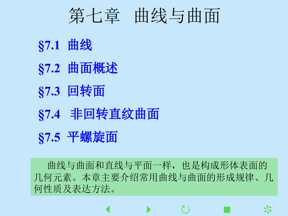 第七章 曲线与曲面.ppt_第1页