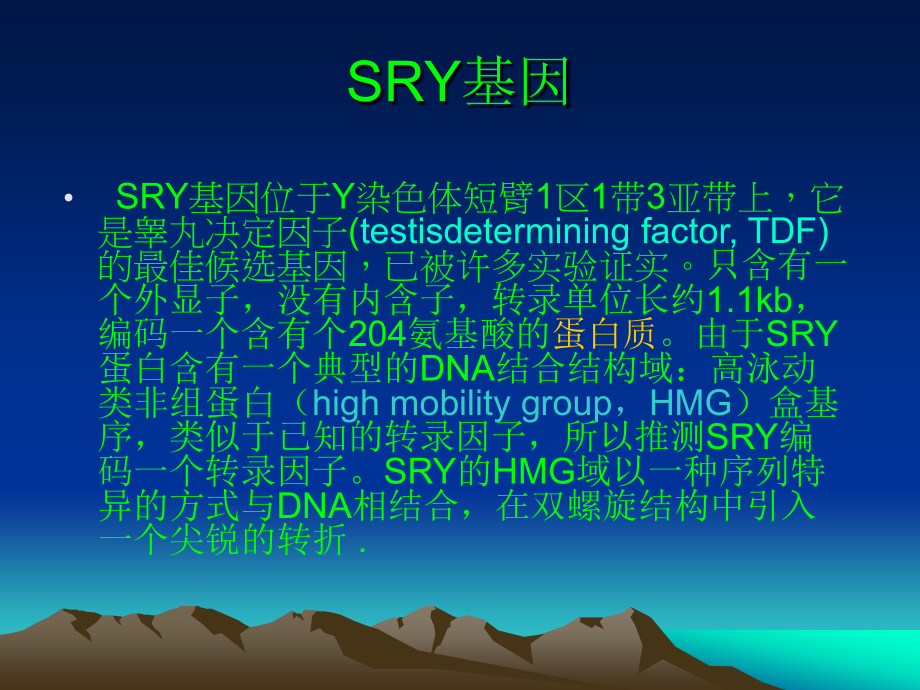 SRY基因和其在临床诊断中的应用.ppt_第2页