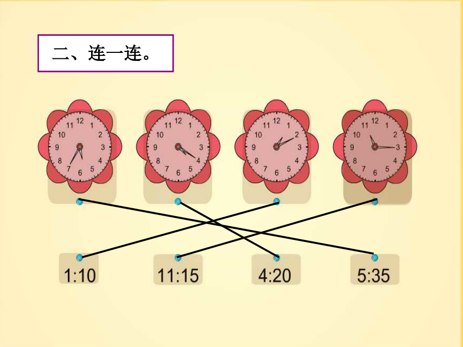 小学数学人教二年级认识时间相关练习.ppt_第2页