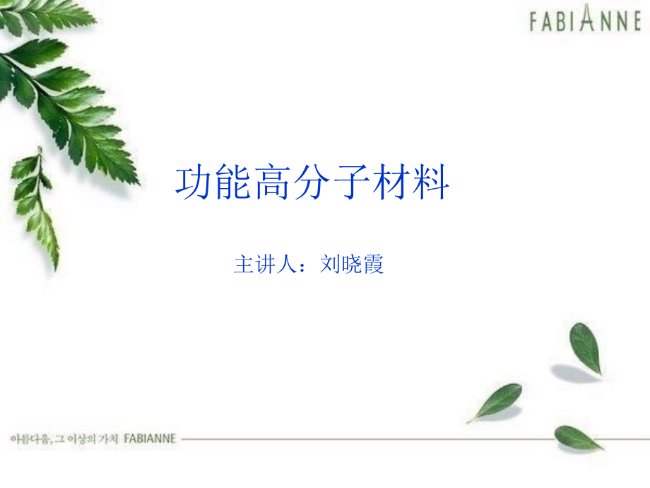功能高分子.ppt_第1页