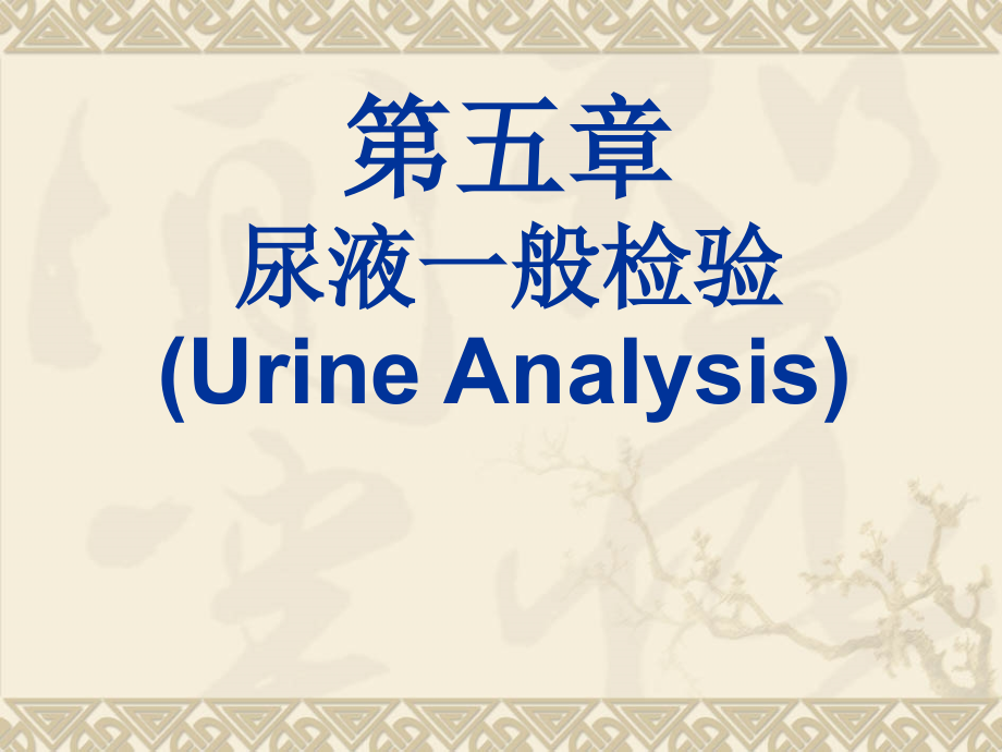 第五章尿液一般检验.ppt_第1页