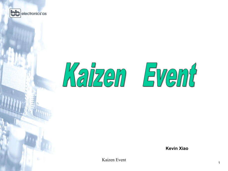 Kaizen 的起源.ppt_第1页