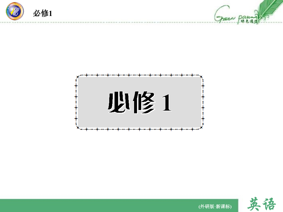 必修一 Module 1.ppt_第1页