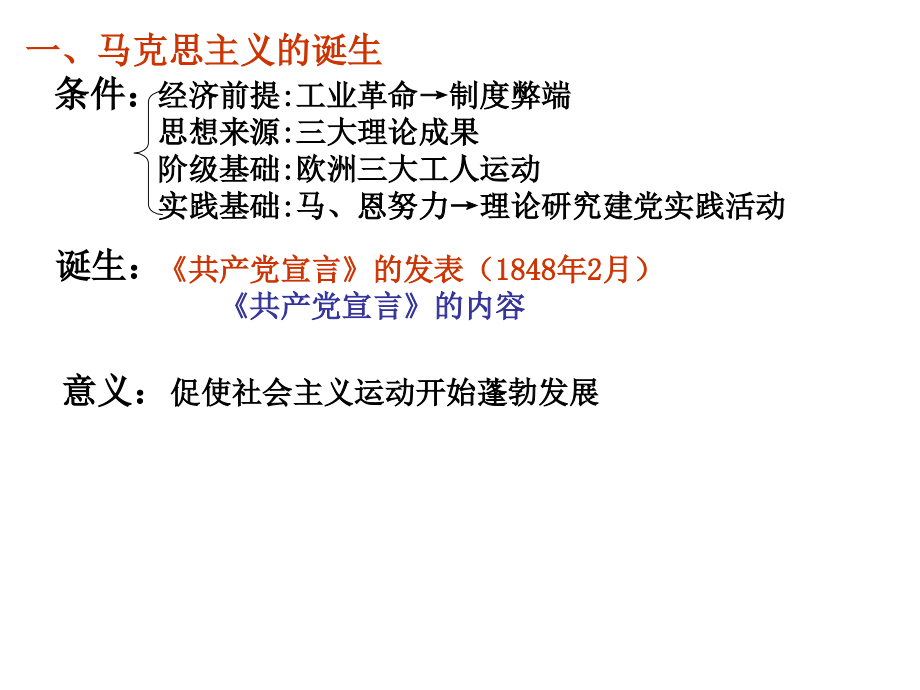 专题九-科学社会主义理论的提出和实践.ppt_第2页