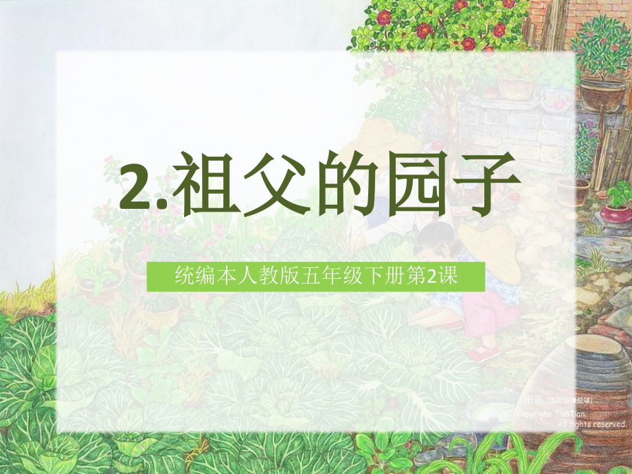 《祖父的园子》公开课教案教学设计课件案例试卷.pptx_第1页